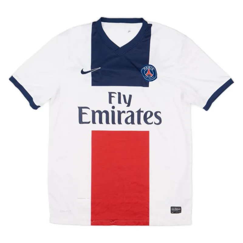 Paris Saint-Germain 2013/14 Retro-Auswärtstrikot - Weiß