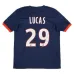 Paris Saint-Germain LUCAS 2013/14 Retro-Heimtrikot - Blau/Rot