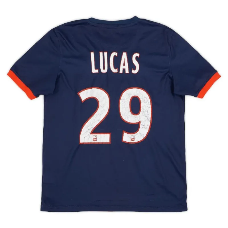 Paris Saint-Germain LUCAS 2013/14 Retro-Heimtrikot - Blau/Rot