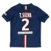 Paris Saint-Germain T.SILVA 2014/15 Retro-Heimtrikot - Blau