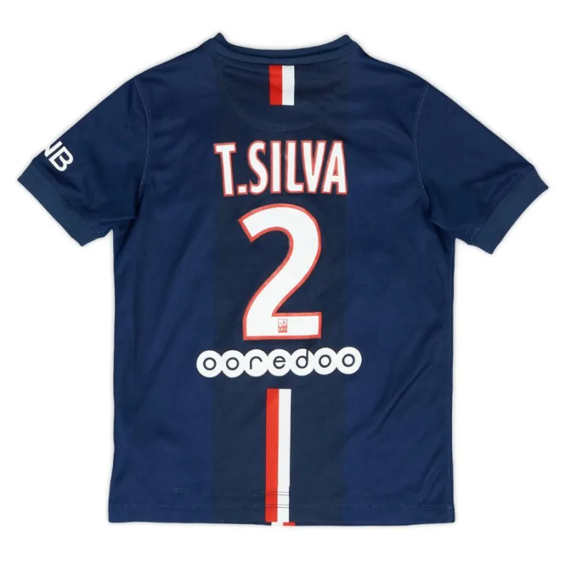 Paris Saint-Germain T.SILVA 2014/15 Retro-Heimtrikot - Blau