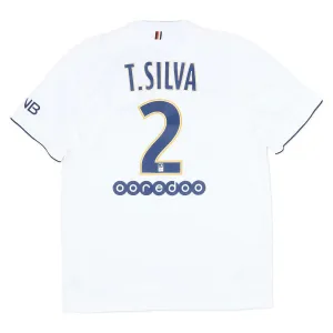 Paris Saint-Germain T.SILVA 2014/15 Retro-Auswärtstrikot - Weiß