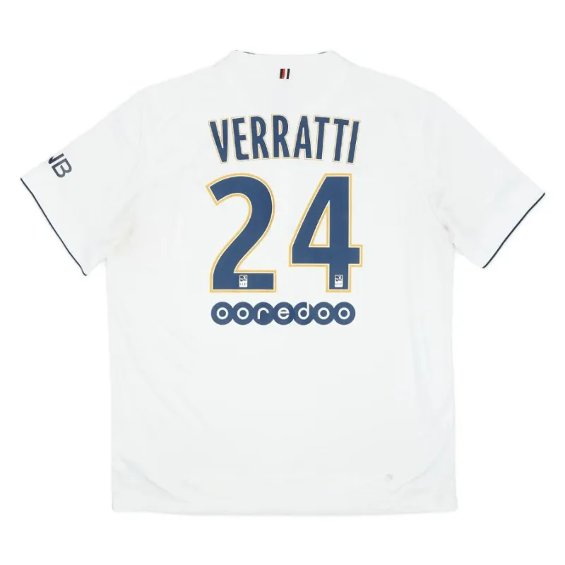 Paris Saint-Germain VERRATTI 2014/15 Maillot extérieur rétro - Blanc