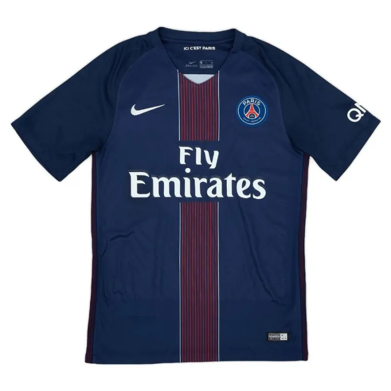 Paris Saint-Germain 2016/17 Retro Home Jersey - Blue