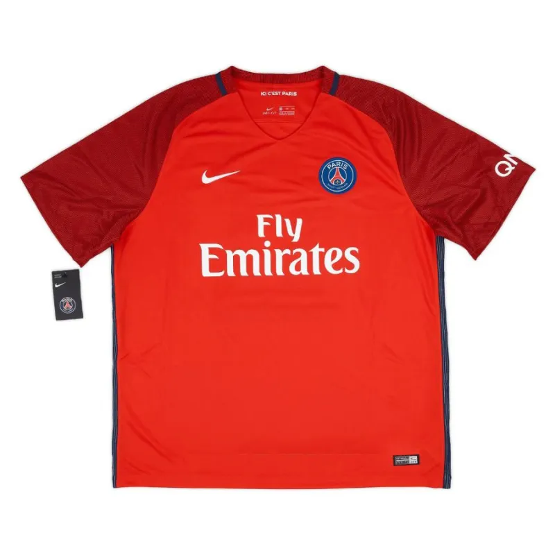 Paris Saint-Germain DI MARIA 2016/17 Retro Away Jersey - Red