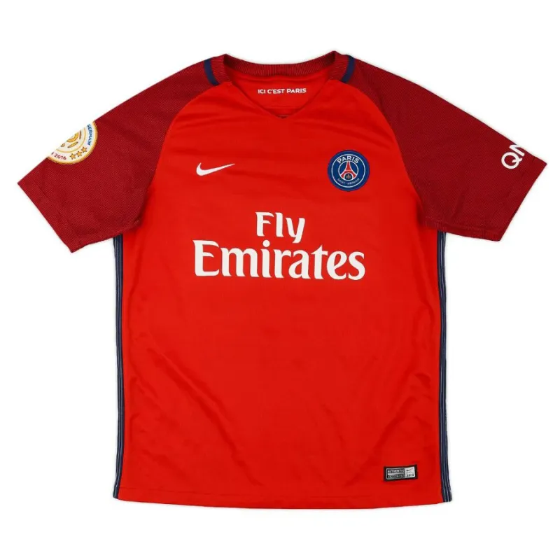 Paris Saint-Germain DRAXLER 2016/17 Retro-Auswärtstrikot - Rot