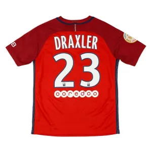 Paris Saint-Germain DRAXLER 2016/17 Retro-Auswärtstrikot - Rot