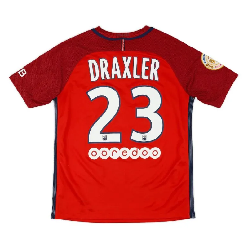 Paris Saint-Germain DRAXLER 2016/17 Retro-Auswärtstrikot - Rot