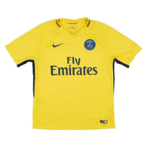 Paris Saint-Germain 2017/18 Retro-Auswärtstrikot - Gelb