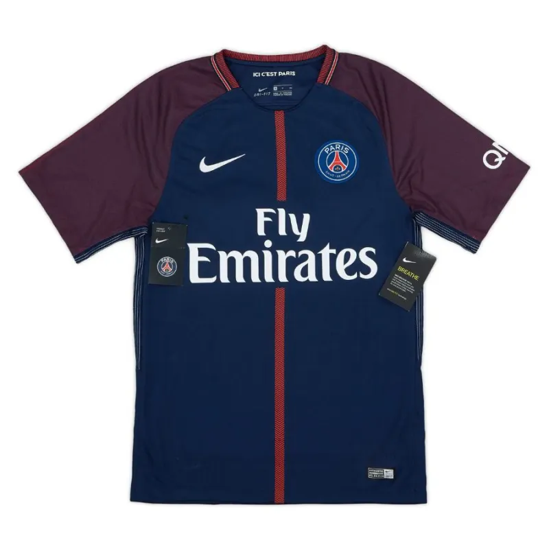 Paris Saint-Germain MBAPPE 2017/18 Maillot domicile rétro - Bleu
