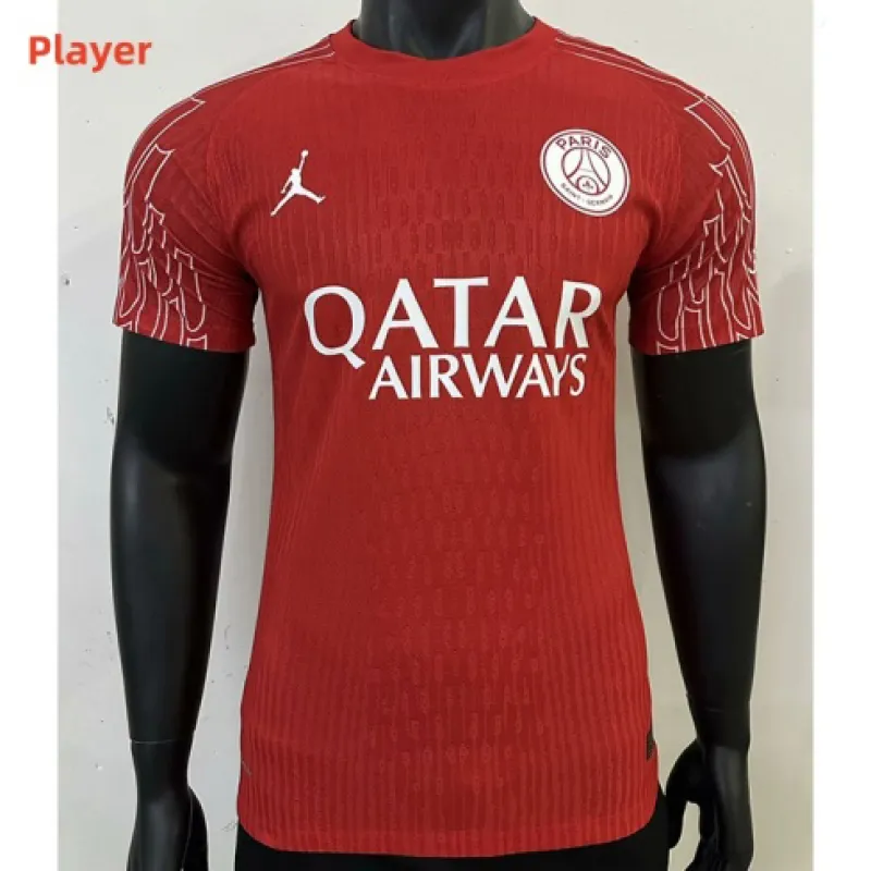 Maillot de la version joueur de Paris Saint-Germain 2024/25 - Rouge