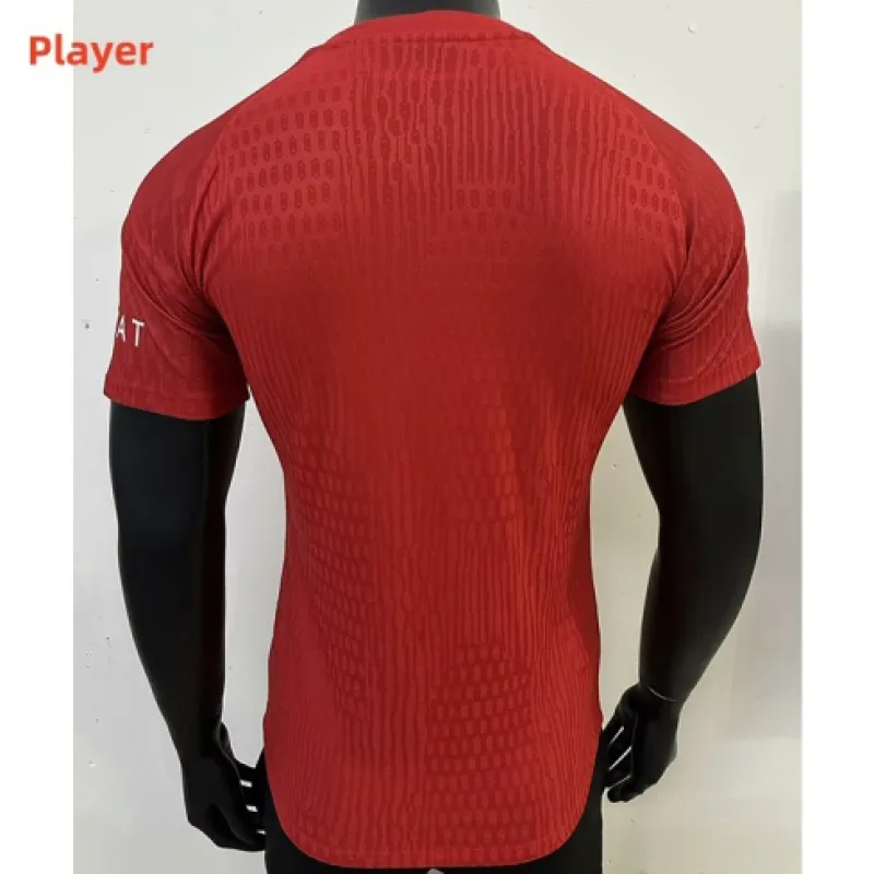 Maillot de la version joueur de Paris Saint-Germain 2024/25 - Rouge