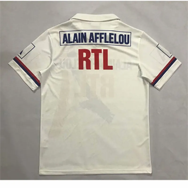 Paris Saint - Germain Retro Trikot 1990 - 92 Heimspiel - Weiß