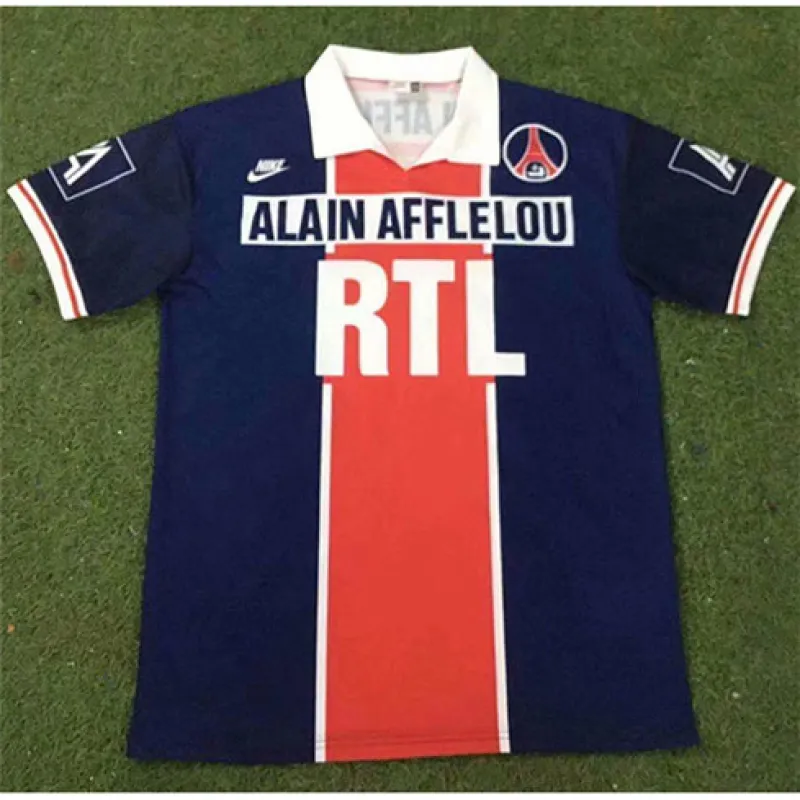Paris Saint - Germain Rétro 1990/91 Terrain Domestique - Bleu