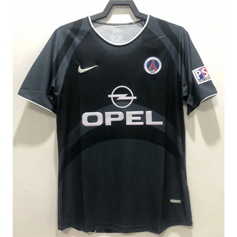 Paris Saint - Germain Retro Drittes Trikot 2001 - Schwarz