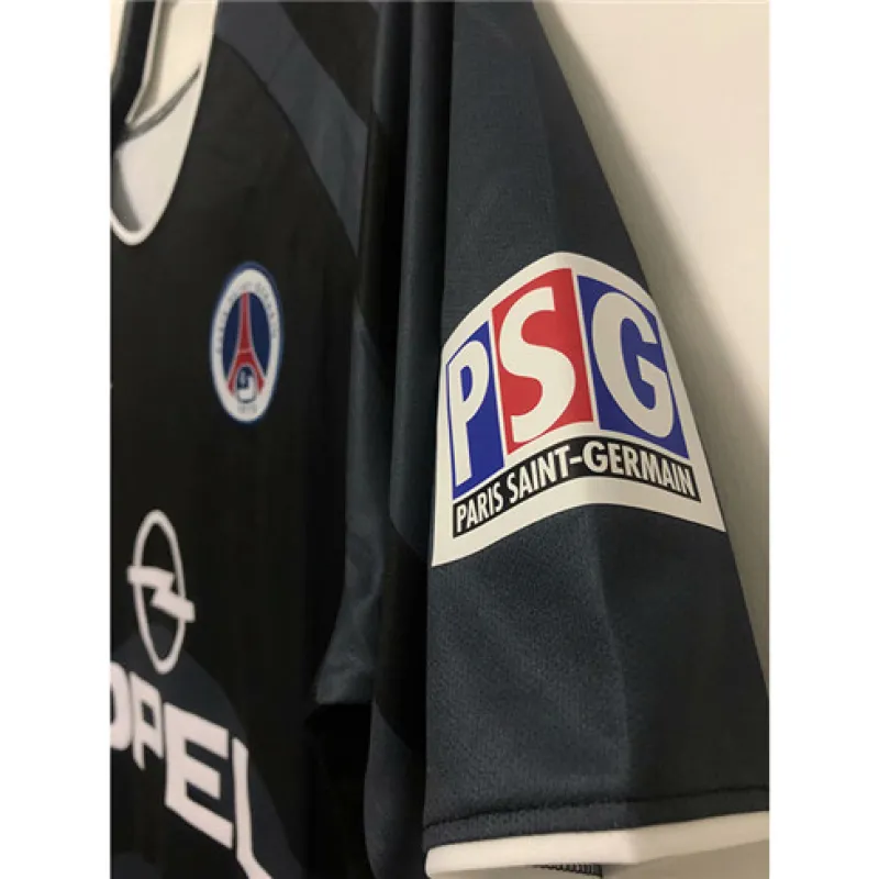 Paris Saint - Germain Retro Drittes Trikot 2001 - Schwarz