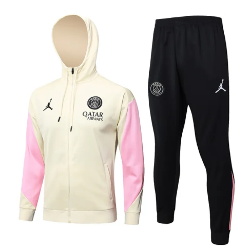 Chaqueta deportiva con capucha de Paris Saint - Germain 2024/25 - Albaricoque