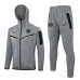 Chaqueta deportiva con capucha de Paris Saint - Germain 2024/25 - Gris