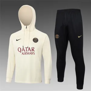 Vêtements de sport à capuche de Paris Saint-Germain 2024/25 - Abricot