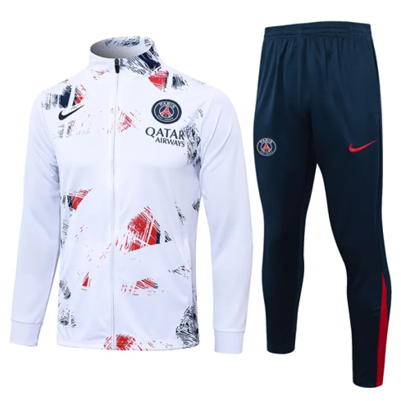 Paris Saint-Germain Kinder Sportjacke 2024/25 - Weiß