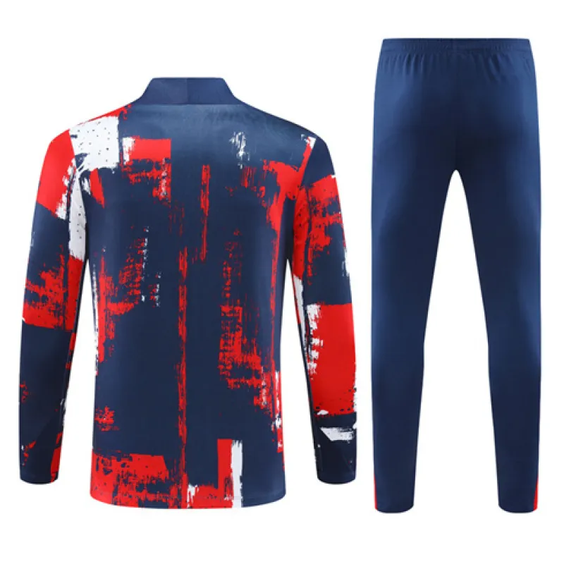 Paris Saint-Germain children's printed sportswear 2024/25 - Red