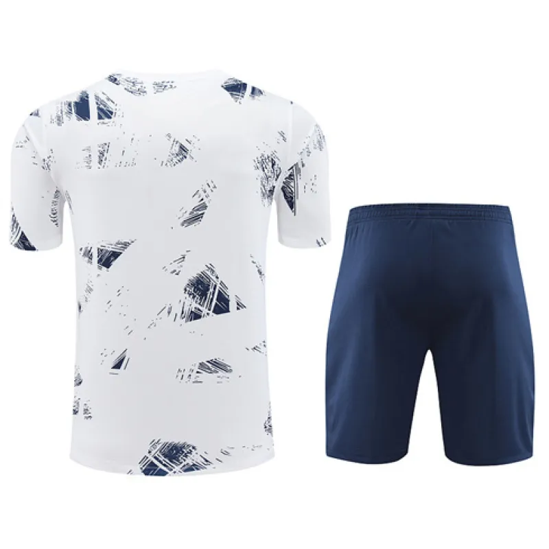 Paris Saint-Germain training jersey + shorts 2024/25 - White