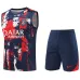 Paris Saint-Germain shorts and vest set 2024/25 - Blue