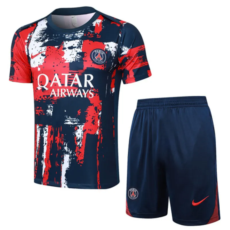 Paris Saint-Germain training jersey + shorts 2024/25 - Blue