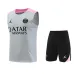 Conjunto de pantalones cortos y chaleco de Paris Saint-Germain 2024/25 - Gris