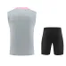 Conjunto de pantalones cortos y chaleco de Paris Saint-Germain 2024/25 - Gris