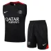 Conjunto de pantalones cortos y chaleco de Paris Saint-Germain 2024/25 - Negro