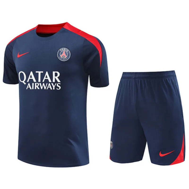 Paris Saint-Germain training jersey + shorts 2024/25 - Blue