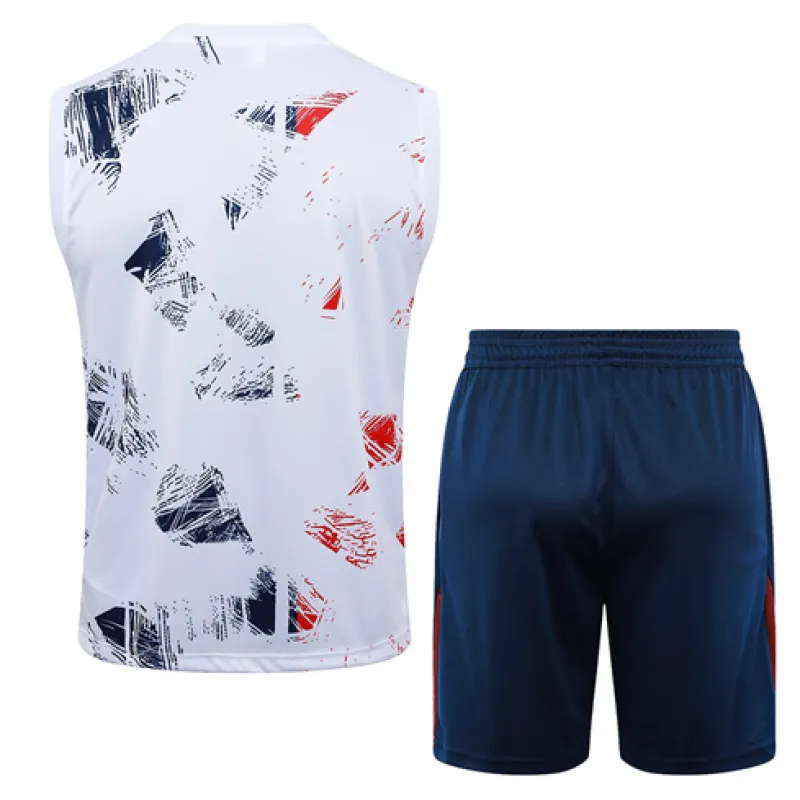 Paris Saint-Germain shorts and vest set 2024/25 - White