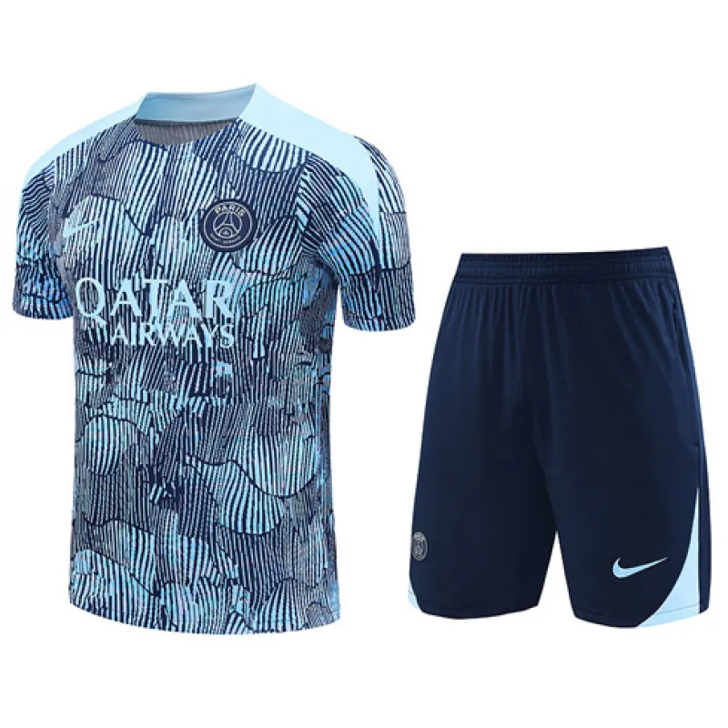 Paris Saint-Germain training jersey + shorts 2024/25 - Blue