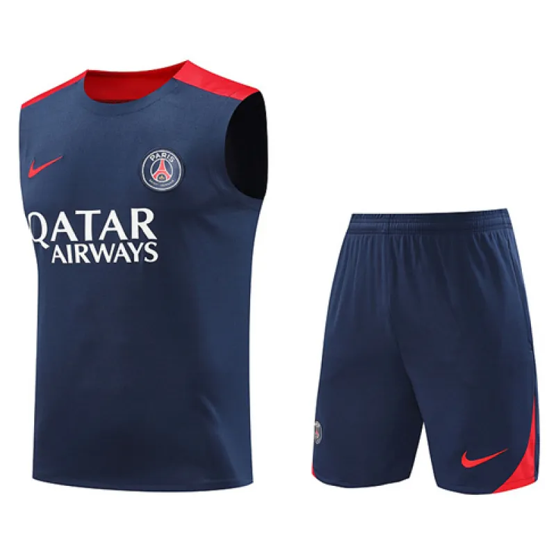Paris Saint-Germain shorts and vest set 2024/25 - Blue
