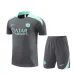 Paris Saint-Germain children's training jersey + shorts 2024/25 - Grey