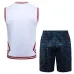 Conjunto de pantalones cortos y chaleco de Paris Saint-Germain 2024/25 - Blanco