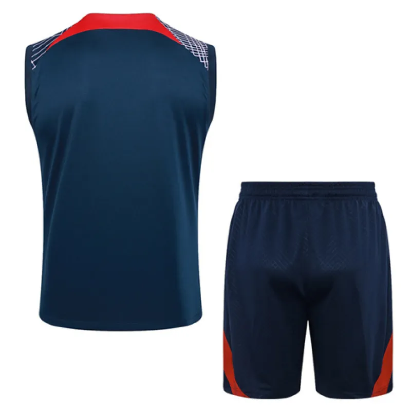 Paris Saint-Germain shorts and vest set 2024/25 - Blue