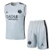 Paris Saint-Germain shorts and vest set 2024/25 - Grey