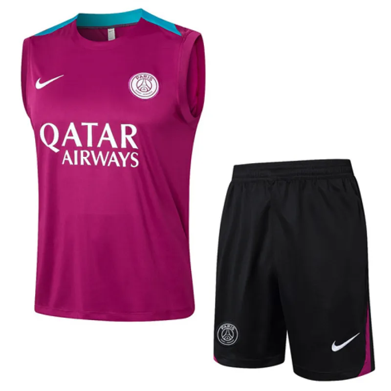 Ensemble shorts et gilet de Paris Saint-Germain 2024/25 - Rose