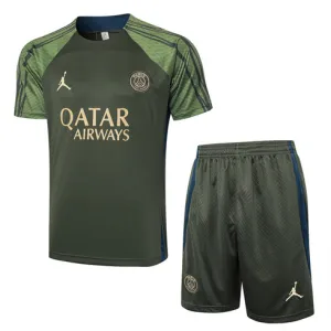 Paris Saint-Germain Trainingstrikot + Shorts 2024/25 - Grün