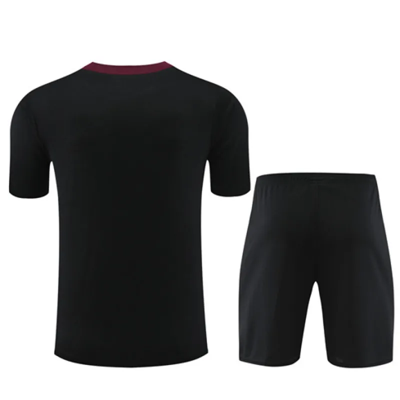 Paris Saint-Germain Kinder-Trainingstrikot + Shorts 2024/25 - Schwarz