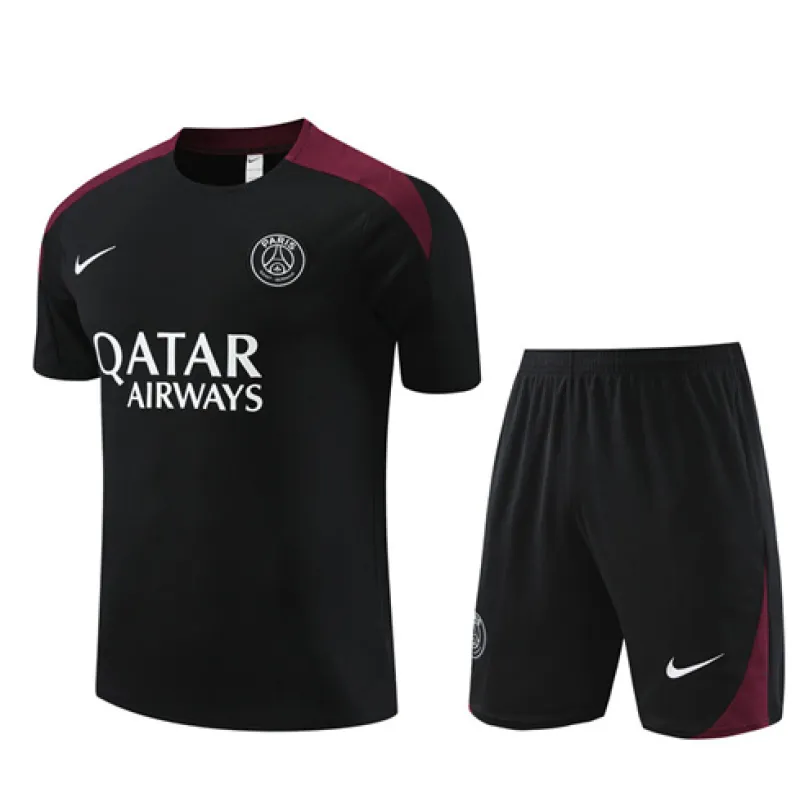 Paris Saint-Germain Trainingstrikot + Shorts 2024/25 - Schwarz