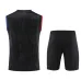 Ensemble de shorts et gilet de Paris Saint-Germain 2024/25 - Noir
