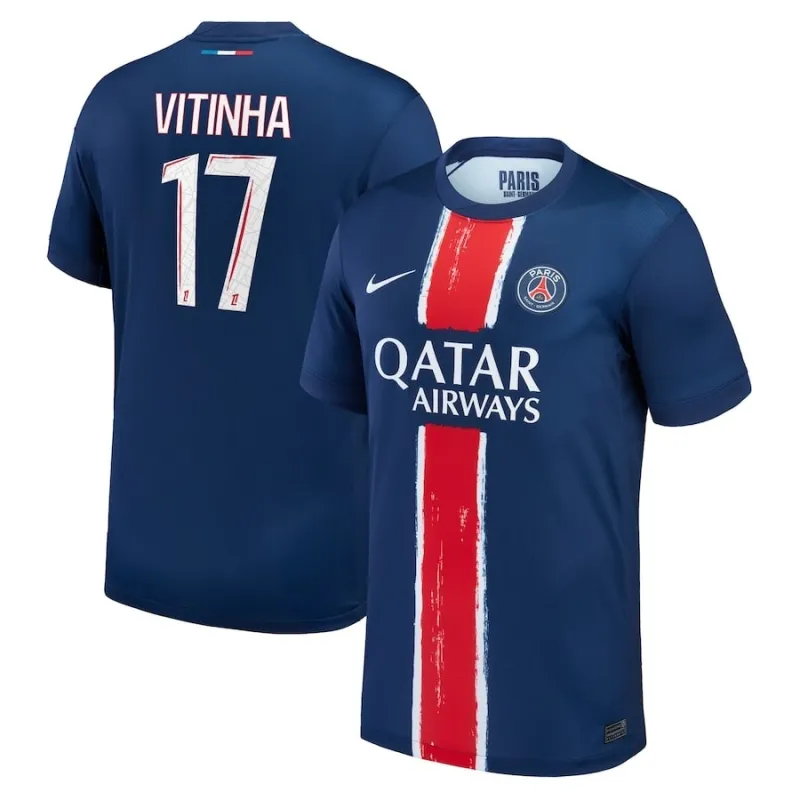 Paris Saint-Germain VITINHA 2024/25 Heimtrikot blau/rot