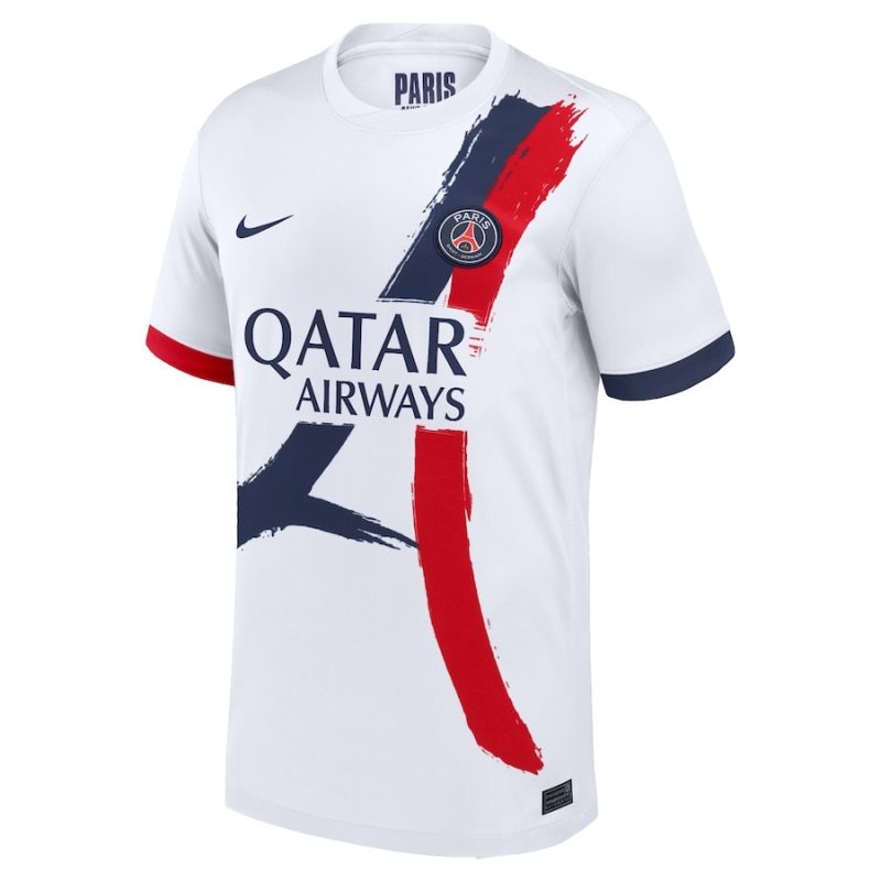 Ousmane Dembélé's Paris Saint - Germain 2024/25 Away Kit - White