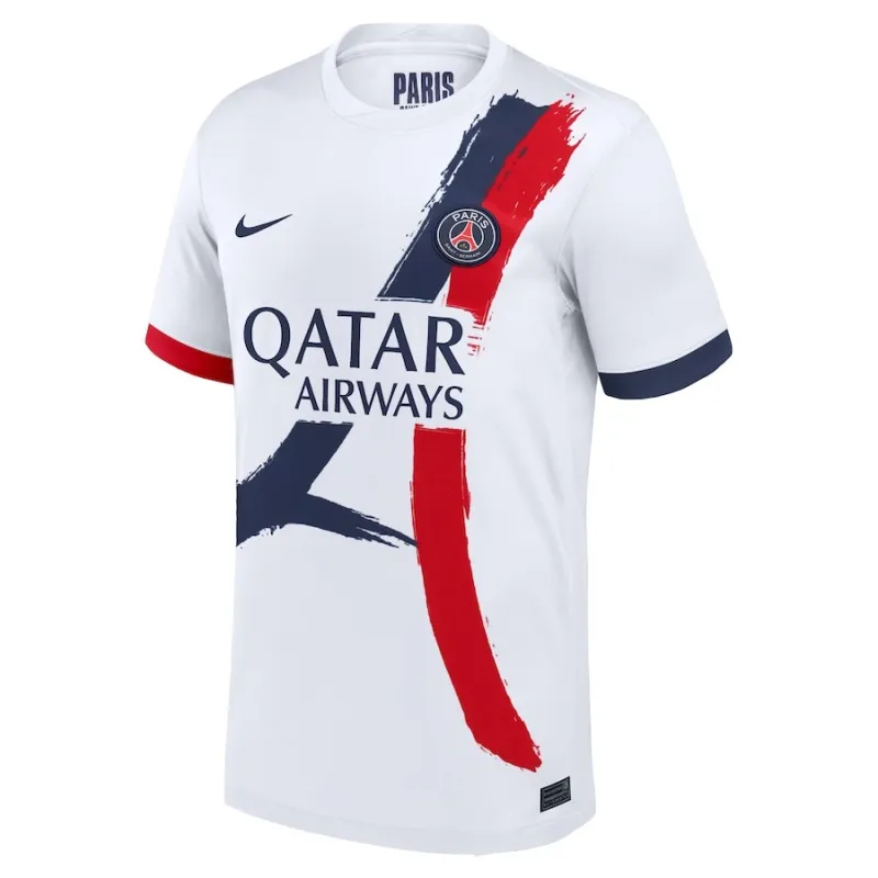 Zacharie Emery's Paris Saint - Germain 2024/25 Away Kit - White