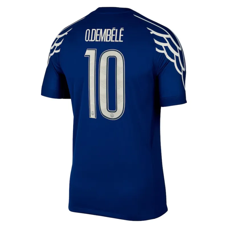 Maillot de quatrième choix de Paris Saint - Germain 2024/25 du joueur Ousmane Dembélé - Bleu