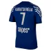 Camisa cuarta de Paris Saint - Germain 2024/25 que viste Khvicha Kvaratskhelia - Azul​