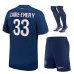 Warren Zaire - Emery's Paris Saint - Germain Kids' 2024/25 Home Kit Set - Blue